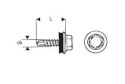 WKRĘT SAMOWIERTNY 4.8*20MM RAL 3016