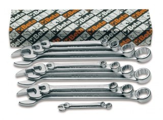 KPL. KLUCZY PŁASKO-OCZKOWYCH CALOWYCH 42AS, 1/4'-1.1/4' 16CZ