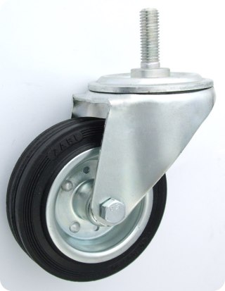KOŁO METAL-GUMA 100MM OBUDOWA Z TRZPIENIEM 14