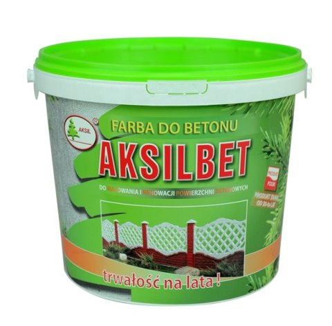 AKSILBET FARBA DO BETONU WIŚNIA CIEMNA 5L