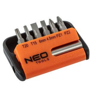 KOŃCÓWKI WKRĘTAKOWE Z UCHWYTEM 1/4'' 6 SZTUK