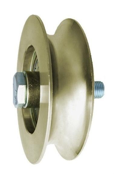 ROLKA METALOWA 89MM ŁOŻYSKOWANA, NA RURĘ 3/4'' RJR-89-32