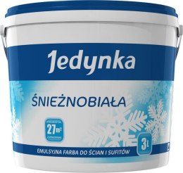 EMULSJA AKRYLOWA WEWNĘTRZNA JEDYNKA ŚNIEŻNOBIAŁA 5L