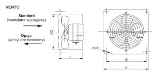 WENTYLATOR VENTO 21 1F
