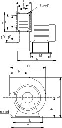 WENTYLATOR WBN-150/3 1F
