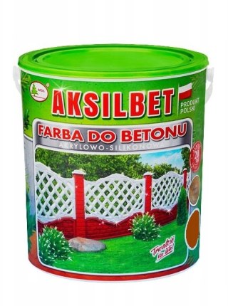 AKSILBET FARBA DO BETONU POPIELATY RAL 7035 1.0L