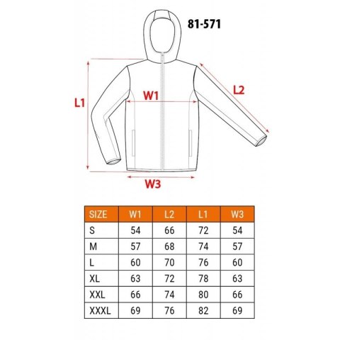 KURTKA Z MEMBRANĄ 8000 PREMIUM, OCIEPLANA, ROZMIAR XXXL