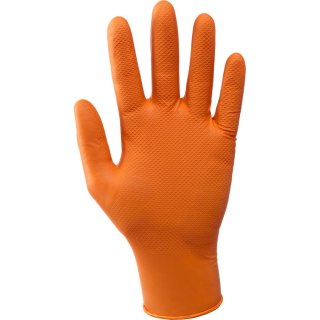 RĘKAWICE GREASE MONKEY R. L/9 NITRYLOWE 10 SZTUK