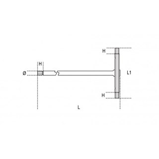 KLUCZ TRZPIENIOWY TYPU T 12MM