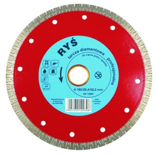 TARCZA DIAMENTOWA TURBO RYŚ 200MM