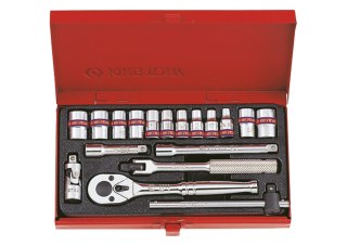 ZESTAW NASADEK 1/4'' KRÓTKIE 18 CZĘŚCI 5/32''-1/2''