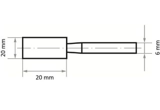 ŚCIERNICA TRZPIENIOWA 'ZY' 2020.06 SIC-ALU 80 V27 W
