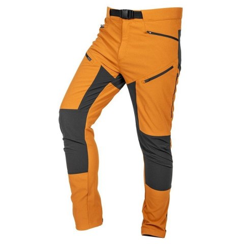 SPODNIE ROBOCZE OUTDOOR 4 WAY STRETCH MUSZTARD-SZARE ROZ XXL