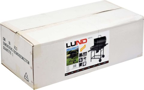 GRILL OGRODOWY Z POKRYWĄ, RUSZT 71CM.