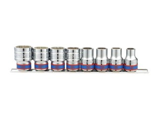 KOMPLET NASADEK 1/2 12-KĄTNE 8 SZTUK 10-22MM