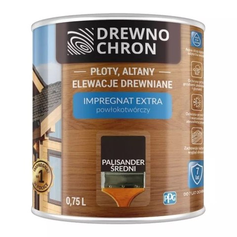 DREWNOCHRON IMPREGNAT POWŁOKOTWÓRCZY PALISANDER ŚREDNI 9L