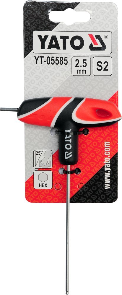 KLUCZ TRZP HEX (KULKA) Z RĘKOJEŚCIĄ 10MM