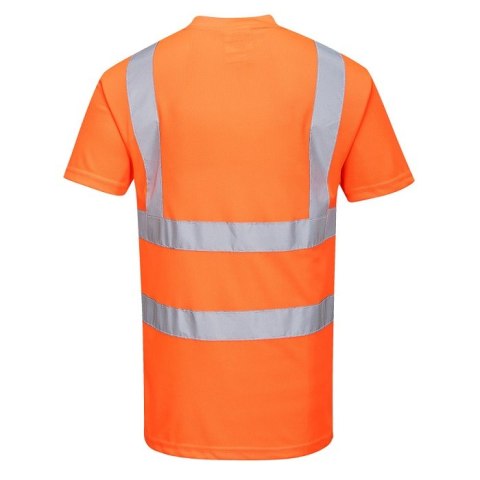 KOSZULKA T-SHIRT OSTRZEGAWCZA POMARAŃCZOWA RT23 ROZMIAR XL