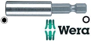 UCHWYT MAGNETYCZNY ZE STALI NIERDZEWNEJ DO BITÓW 1/4'' 100MM