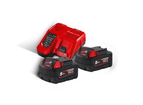 SZLIFIERKA KĄTOWA AKUM. M18FSAG125XB100P-502P 2*5.0AH + ACC