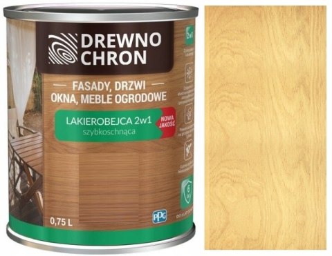 LAKIEROBEJCA ZEWNĘTRZNA 2W1 BEZBARWNY 0.75L