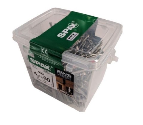 WKRĘT TARASOWY TX 4.5*60MM SPAX-D (400)+BIT