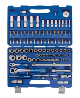 KOMPLET NASADEK 1/4''+1/2' 110CZ. Z AKCESORIAMI