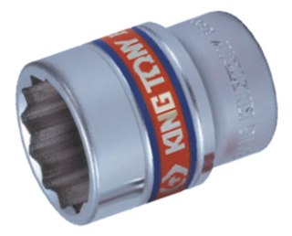 NASADKA KRÓTKA 12-KĄTNA CHROMOWANA 1-1/8'' 42MM