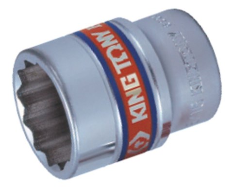 NASADKA KRÓTKA 12-KĄTNA CHROMOWANA 1-1/8'' 42MM