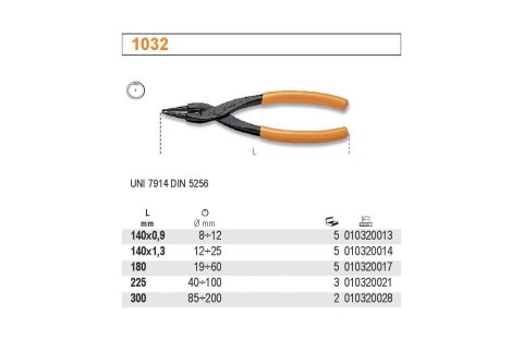 SZCZYPCE SEGERA DO PIERŚCIENI WEWNĘTRZNE 140X0,9MM