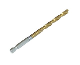 WIERTŁO DO METALU HSS-TIN 1/4'' HEX 8*117MM