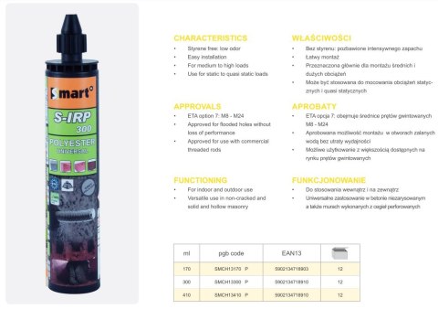 ŻYWICA POLIESTROWA 300ML S-RPE ECO