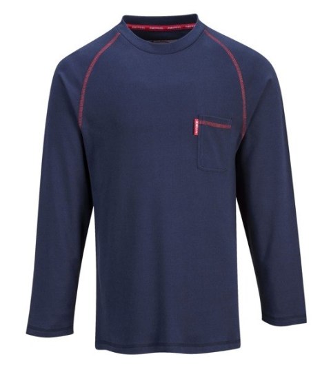 BLUZA TRUDNOPALNA BIZFLAME FR01 GRANATOWA ROZMIAR XL