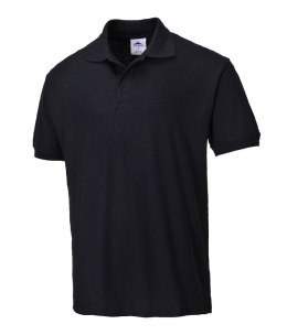 KOSZULKA POLO NAPLES, B210 CZARNA ROZMIAR S