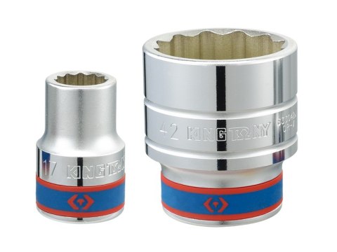 NASADKA KRÓTKA 12-KĄTNA CHROMOWANA 3/4'' 60MM