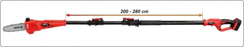OKRZESYWARKA NA WYSIĘGNIKU 18V 2.0-2.8M 2AH