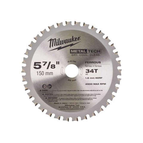 PIŁA TARCZOWA DO METALU 150*20/34 DO M18FMCS