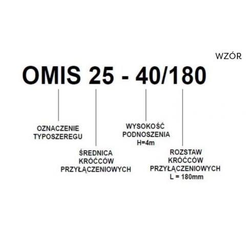 POMPA OBIEGOWA C.O. OMIS 40-80/200