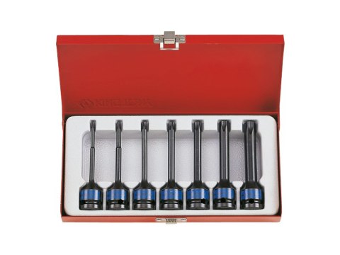 ZESTAW NASADEK UDAROWYCH DŁUGICH TORX 1/2''7CZ. KASETA
