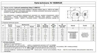 ŁAŃCUCH ZAWIESIOWY CZARNY 8MM G8 WLL 2.0T EN818-2