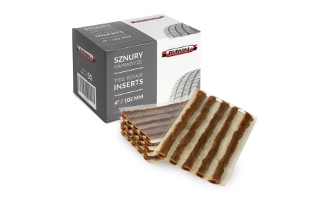 SZNURY DO TYMCZASOWEJ NAPRAWY OPON OSOBOWYCH GRUBE 102 MM