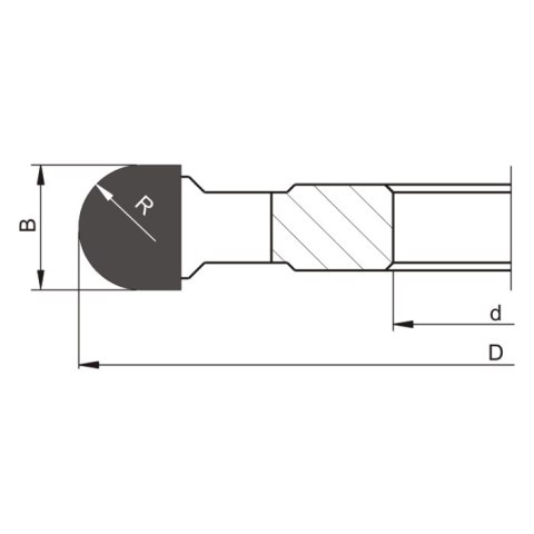 FREZ PÓŁOKRĄGŁY WYPUKŁY 125*30*24/R=12/4Z