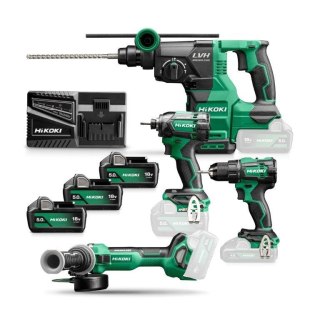 ZESTAW ELEKRONARZĘDZI DS18DE+WH18DC+G1813DA+DH18 18V 3*5.0AH