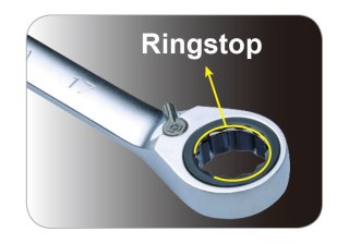 ZESTAW KLUCZY PŁASKO-OCZKOWYCH Z GRZECHOTKĄ 8-19MM 6CZ.