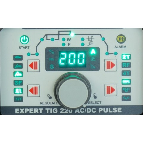 SPAWARKA INWERTOROWA EXPERT TIG 220 AC/DC PULSE + ZEST. TIG