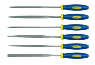 PILNIKI DO METALU IGLAKI 180MM KOMPLET 6-SZTUKOWY