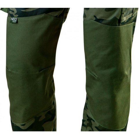 SPODNIE ROBOCZE CAMO XXXL