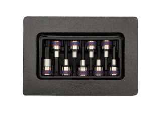 KOMPLET NASADEK 1/2'' 9SZT DŁUGIE T20-T60 WKŁAD DO WÓZKA