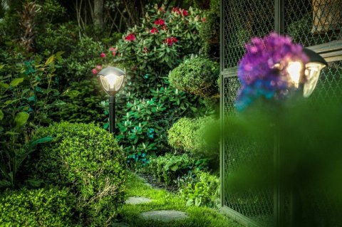 LAMPA OGRODOWA GRANDE-P SŁUPEK CZARNA