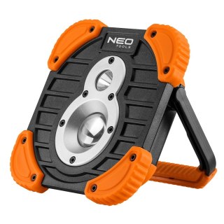 NAŚWIETLACZ AKUMULATOROWY 750+250LM COB